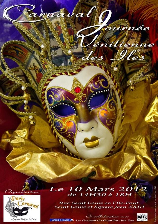 affiche officiel carnaval venitien 2012